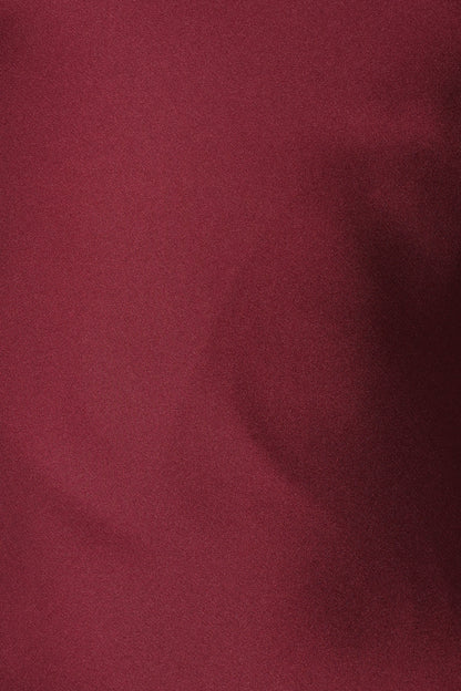 Moly One Shoulder Midi Dress - Wine