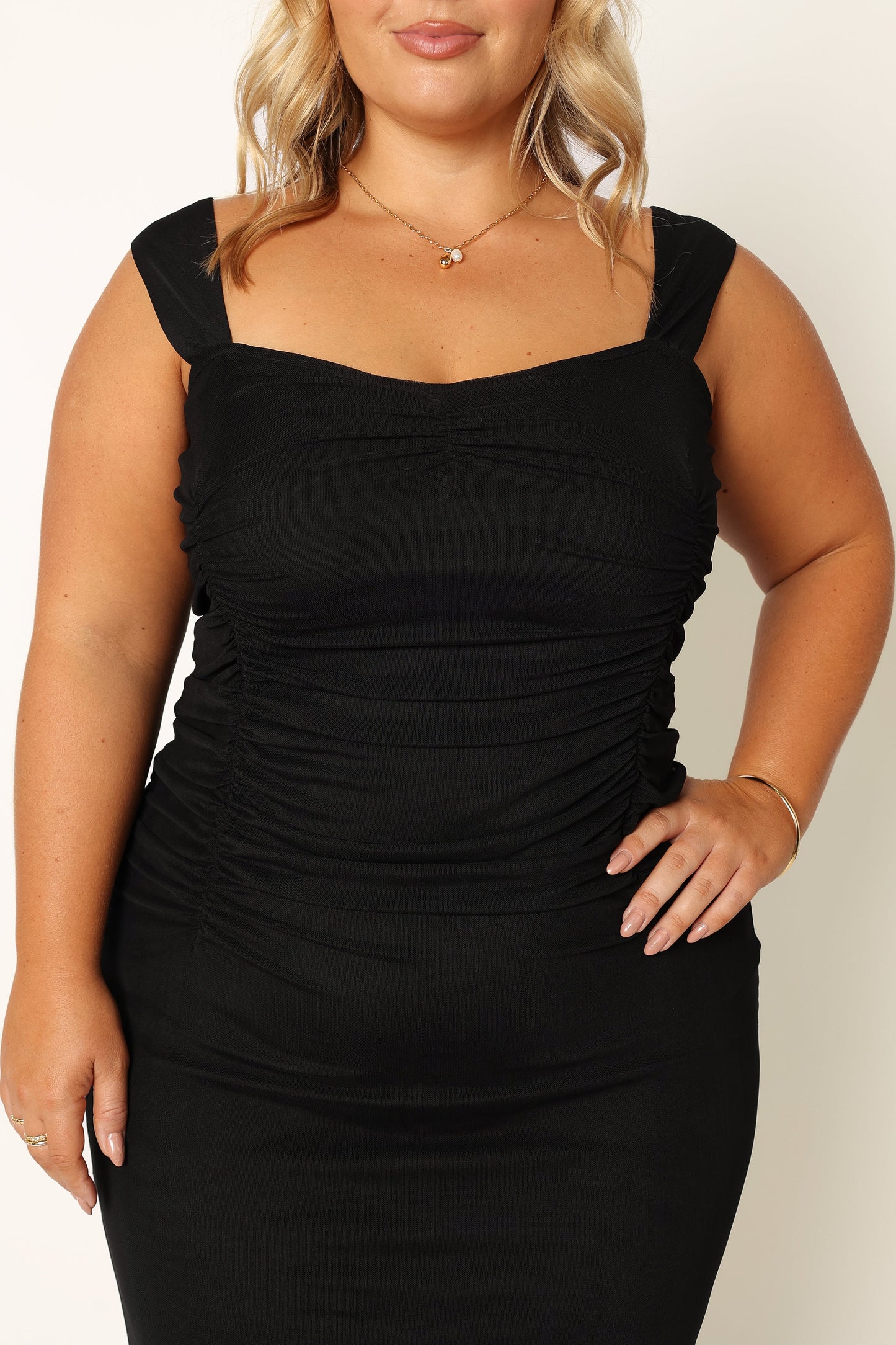 Naomi Midi Dress - Black