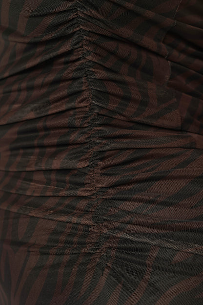 Naomi Midi Dress - Zebra