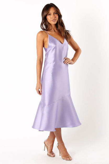 Novan Midi Dress - Lavender