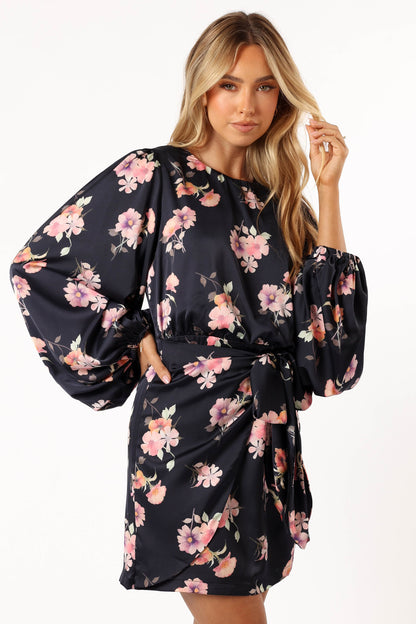 Emillia Dress - Dark Floral