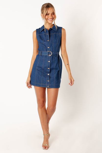 Parker Mini Dress - Denim
