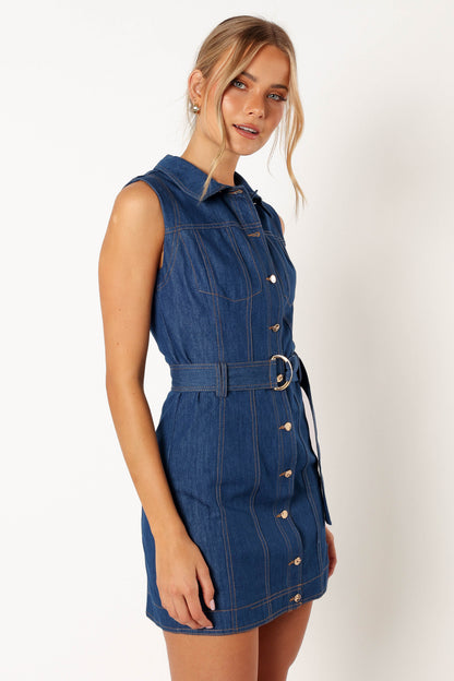 Parker Mini Dress - Denim