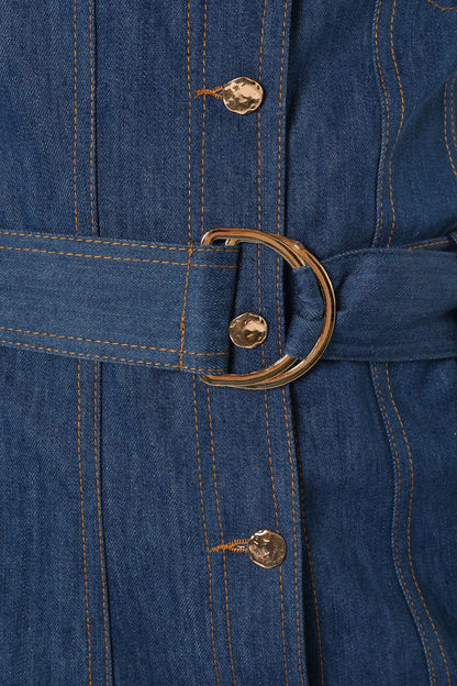 Parker Mini Dress - Denim