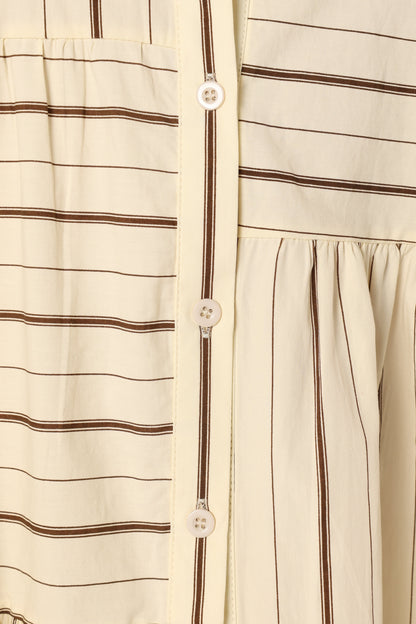 Peachy Mini Dress - Beige Tan