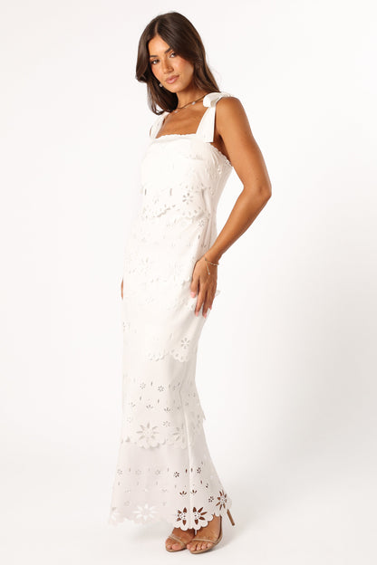 Pippa Maxi Dress - Off White