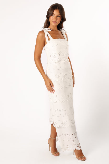 Pippa Maxi Dress - Off White