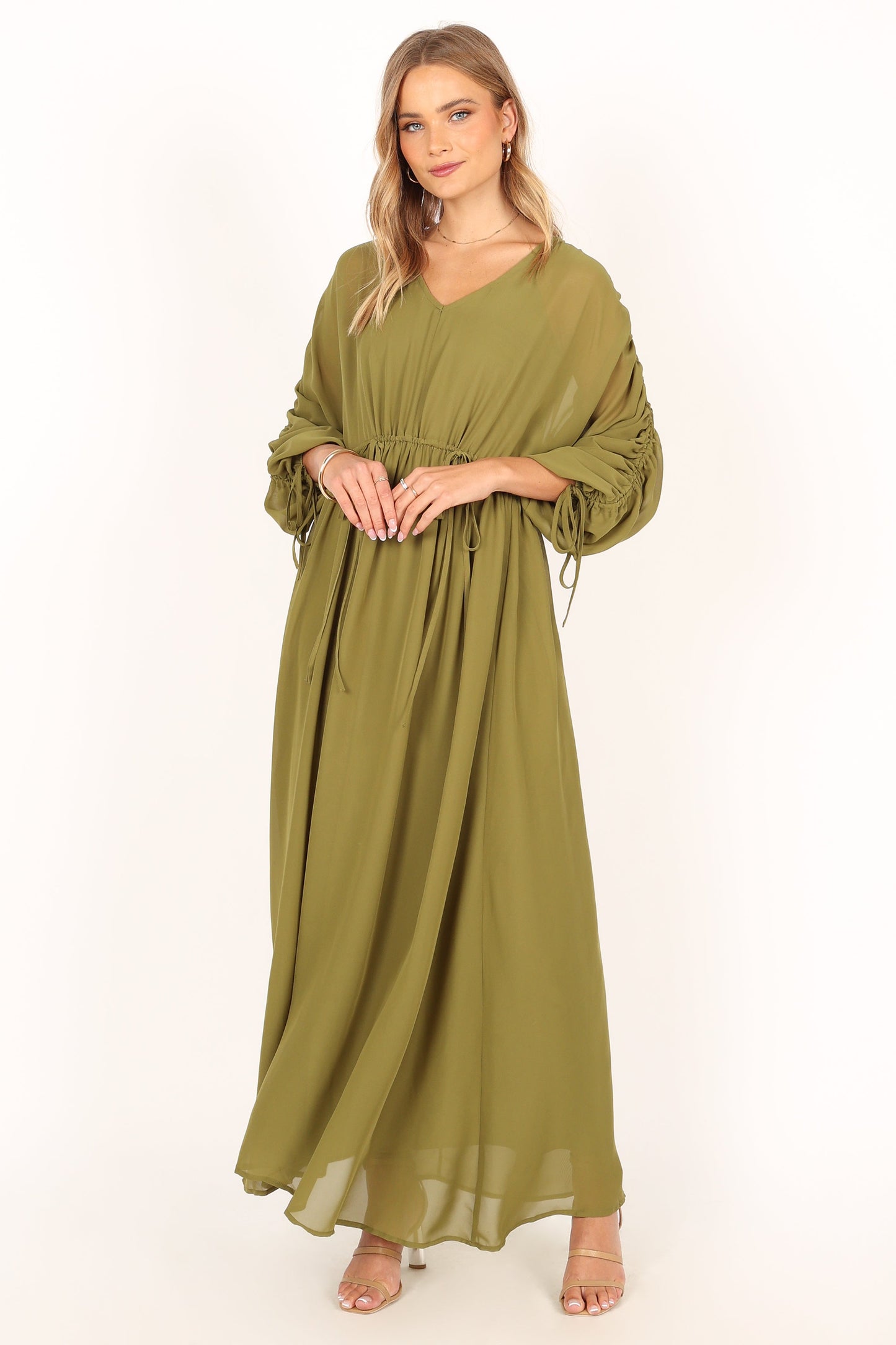 Ramona Long Sleeve Maxi Dress - Sage