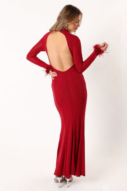 Ramoni Maxi Dress - Ruby