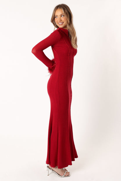 Ramoni Maxi Dress - Ruby