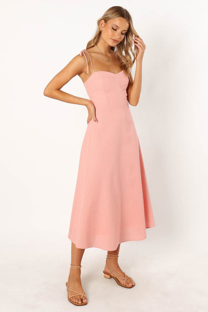 Remi Midi Dress - Soft Rose