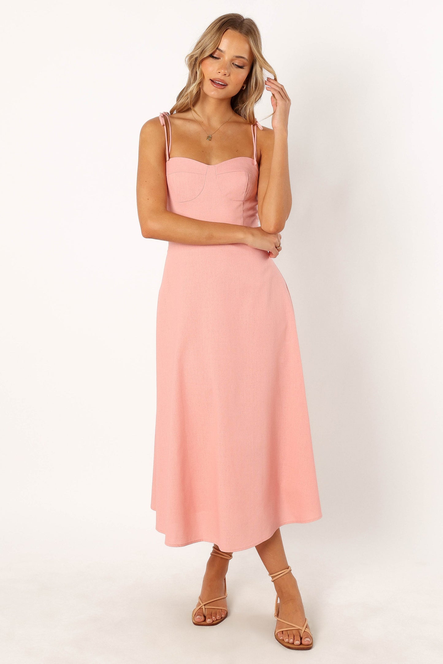 Remi Midi Dress - Soft Rose