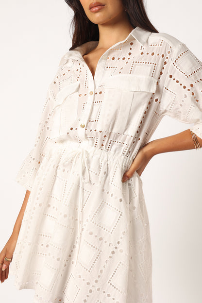 Renn Mini Dress - White