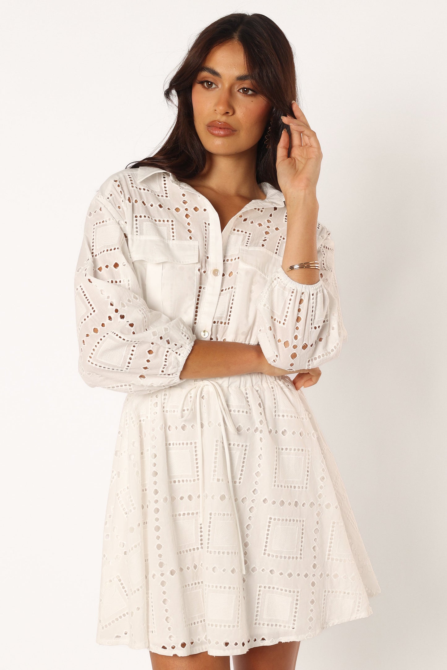 Renn Mini Dress - White