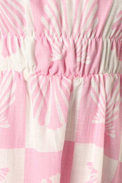 Rocco Off Shoulder Mini Dress - Pink