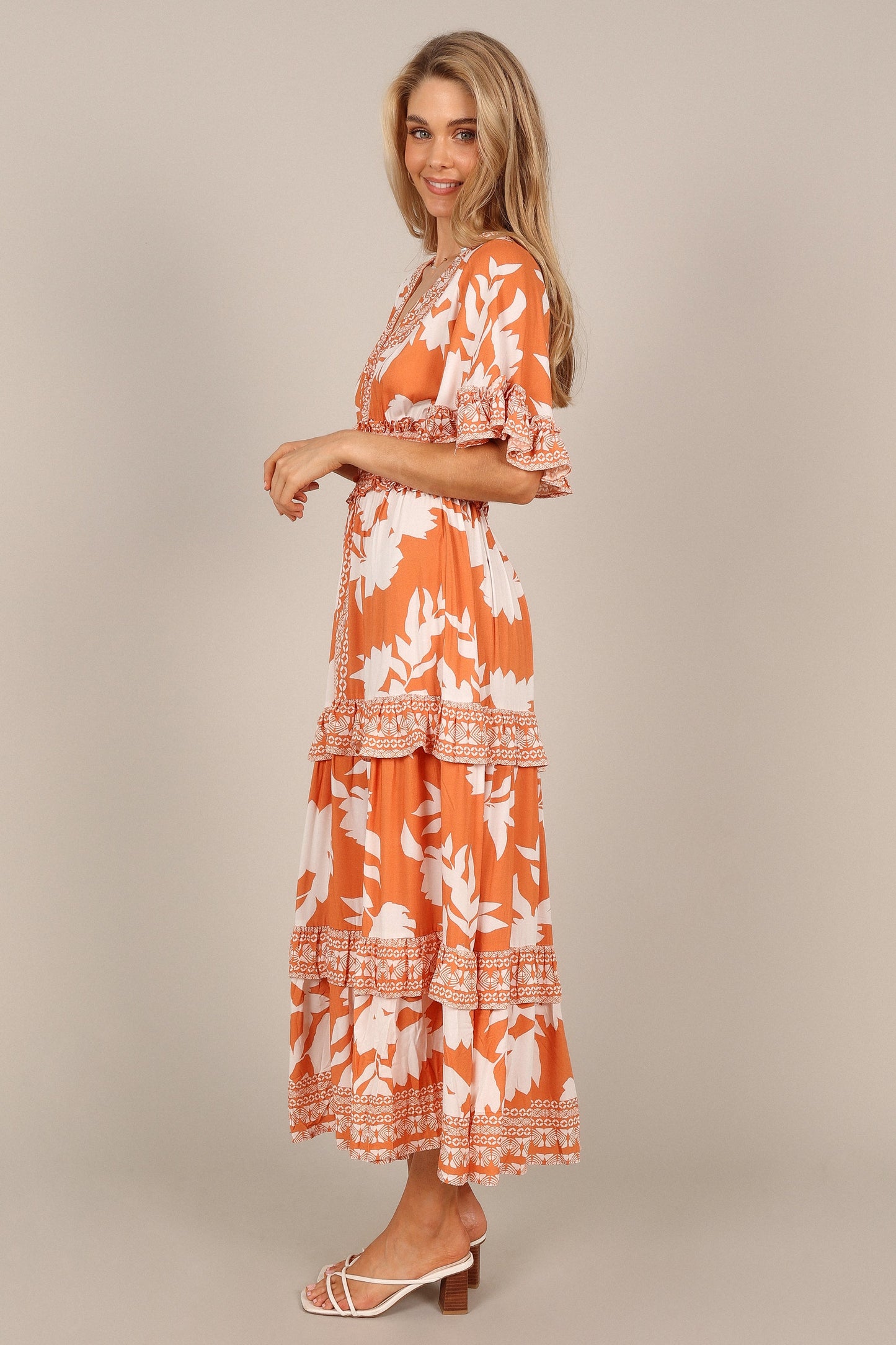 Silvio Maxi Dress - Orange