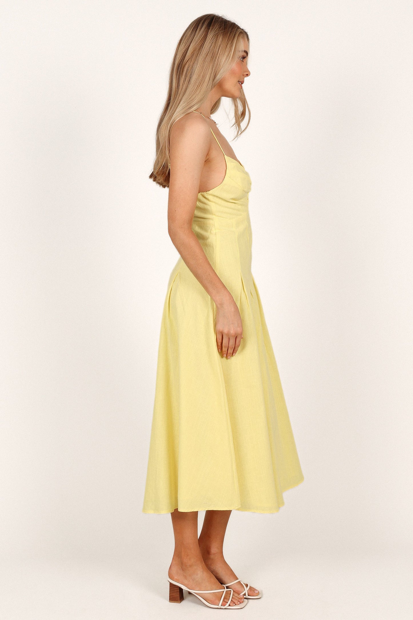 Sondera Midi Dress - Yellow