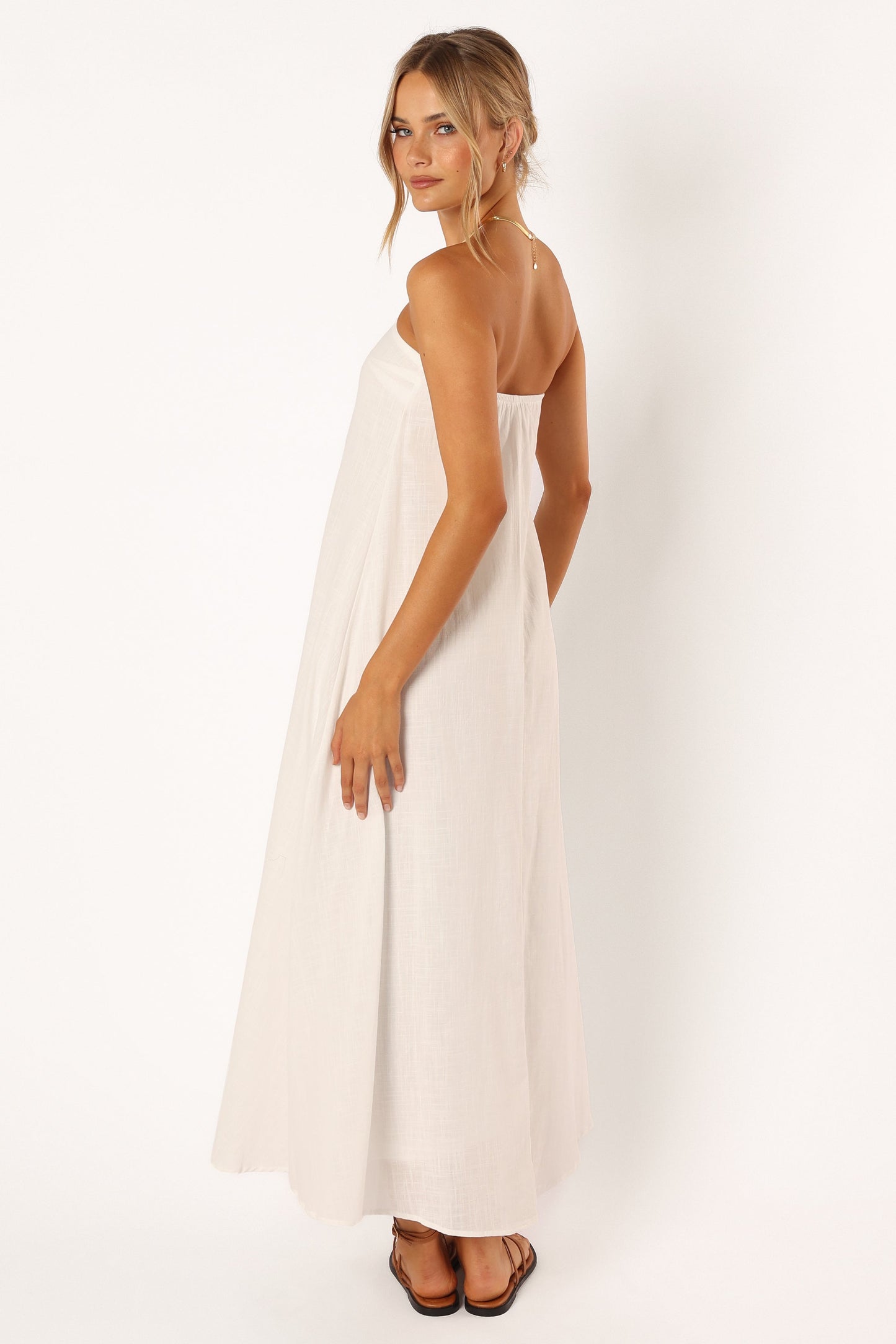 Soph Strapless Maxi Dress - White