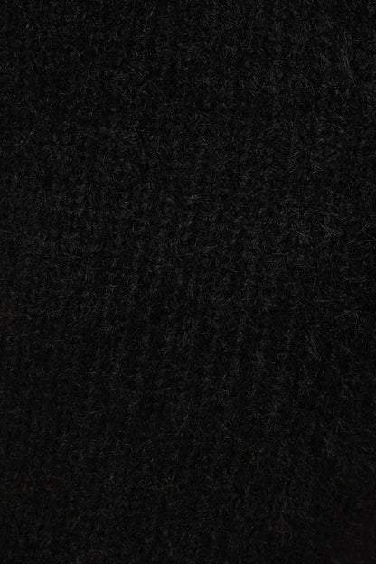 Sunni Turtleneck Midi Dress - Black