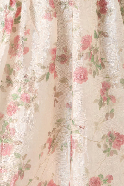 Sunnie Dress - Ivory Pink Floral