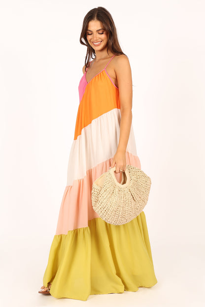 Tallulah Tiered Maxi Dress - Multi