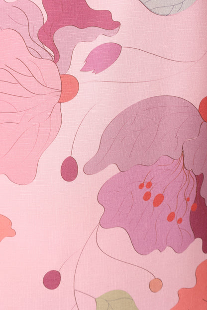 Tillie One Shoulder Maxi Dress - Pink Floral