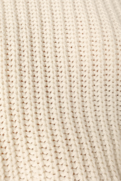 Catalina Polka Dot Texture Knit Sweater - Ivory