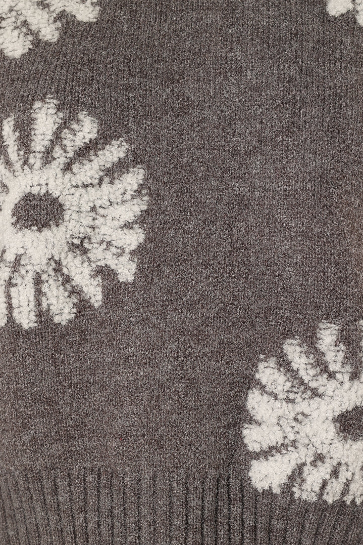 Chandler Knit Sweater - Grey White