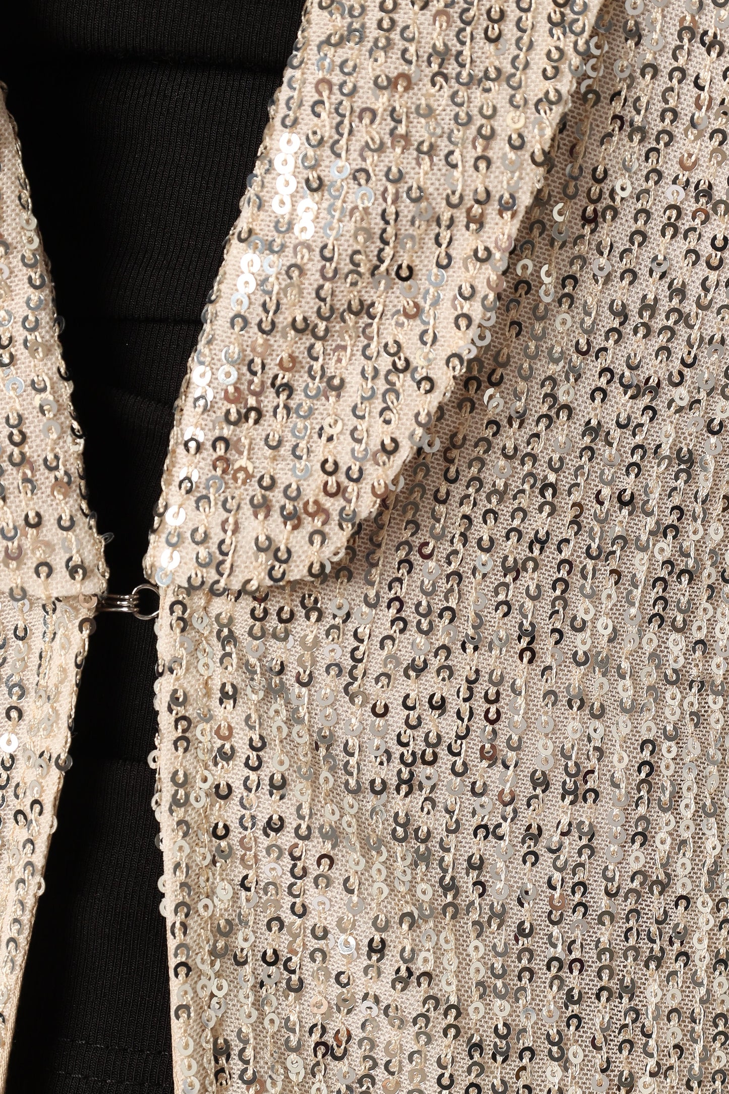 Camille Sequin Blazer - Silver
