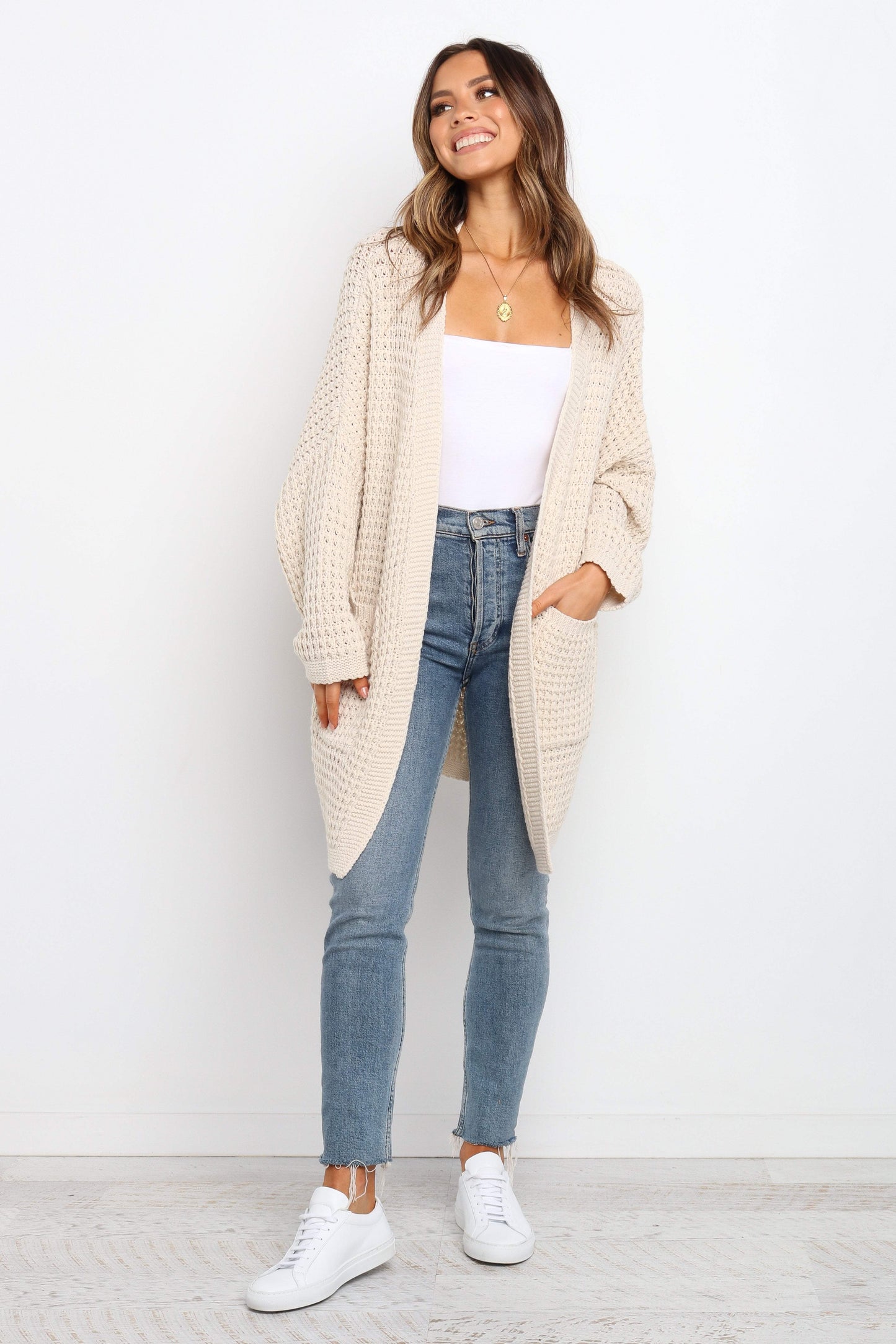 Leyonie Cardigan - Cream