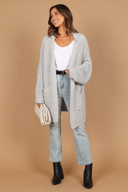 Leyonie Cardigan - Grey