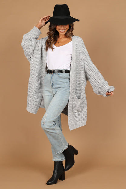 Leyonie Cardigan - Grey