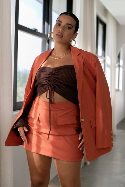 Manhattan Blazer - Rust