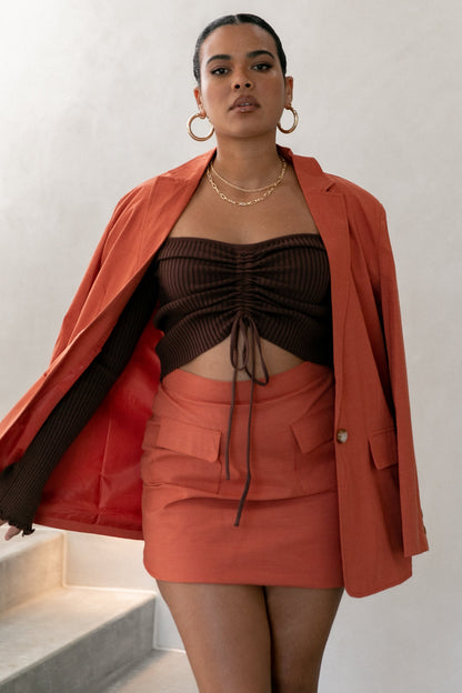 Manhattan Blazer - Rust