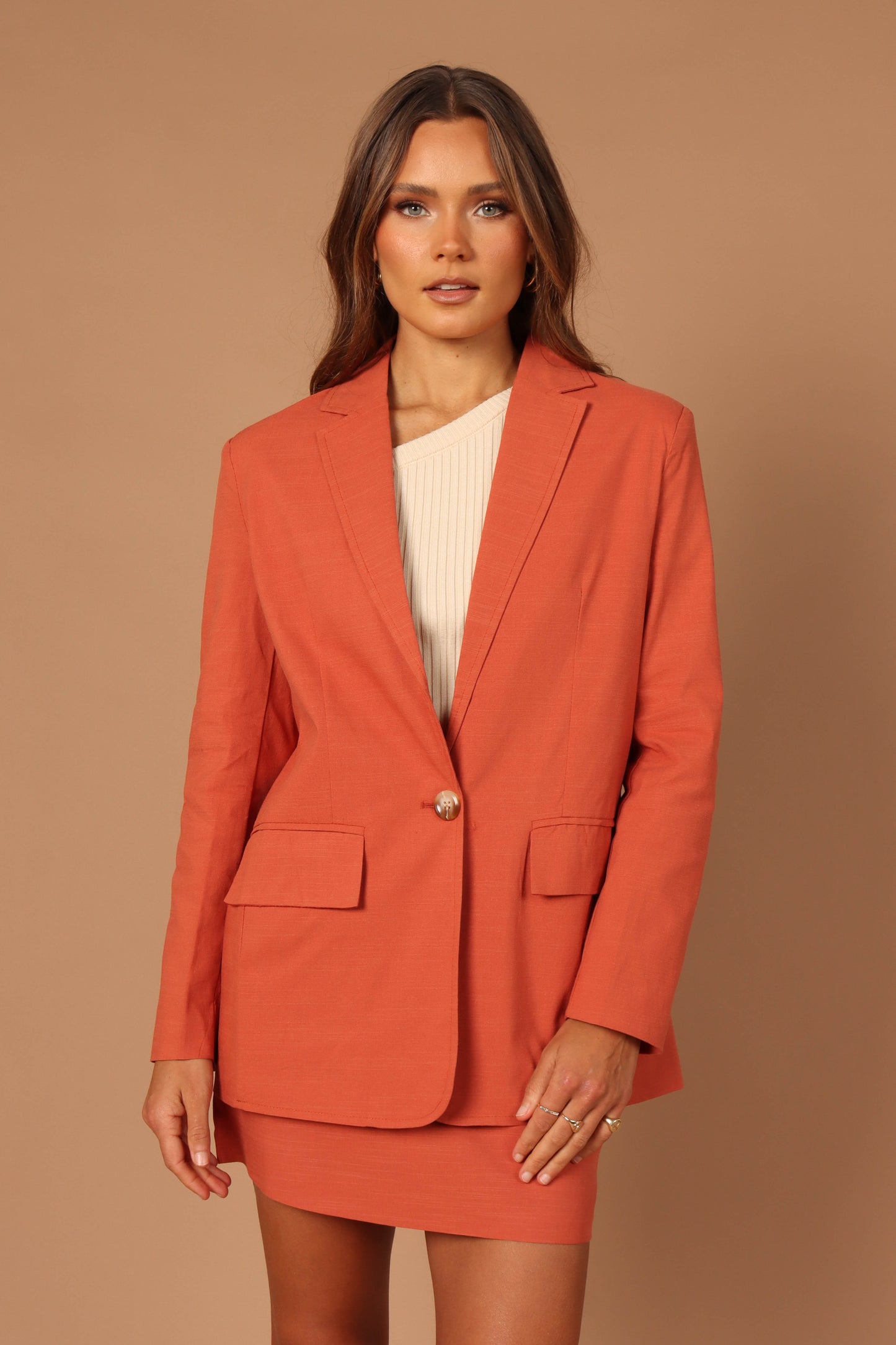 Manhattan Blazer - Rust