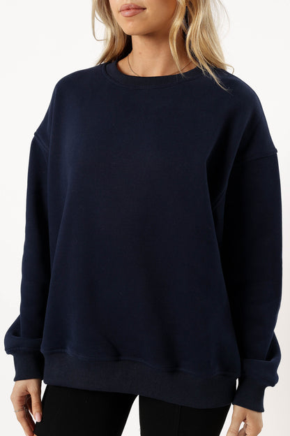 Wrenley Be Kind Sweatshirt - Navy