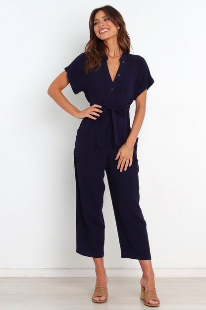 Archie Jumpsuit - Navy