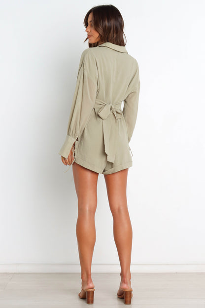 Becky Playsuit - Sage