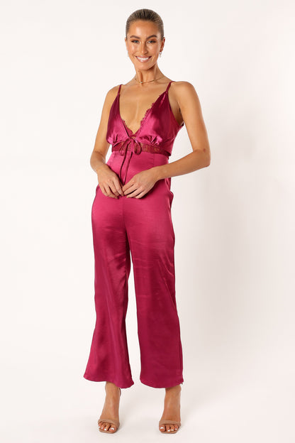Lilian Jumpsuit - Berry