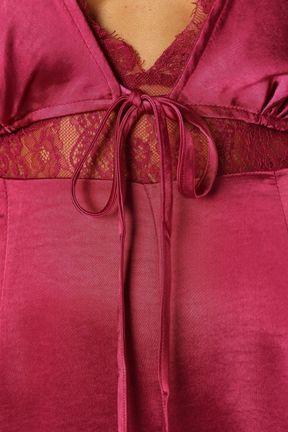 Lilian Jumpsuit - Berry