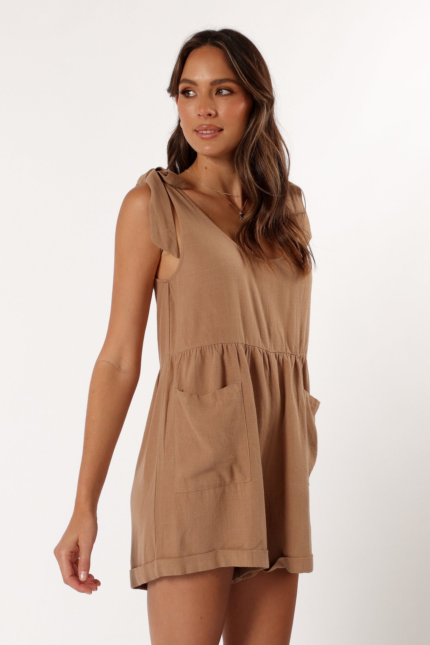 Lindy Romper - Mocha