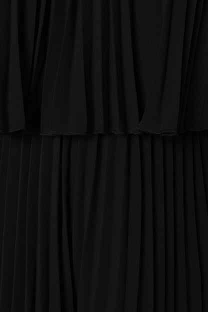 Magnolia Pleat Romper - Black