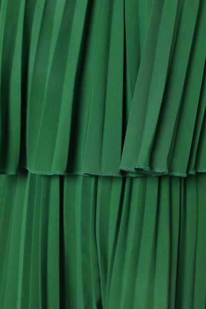 Magnolia Pleat Romper - Green