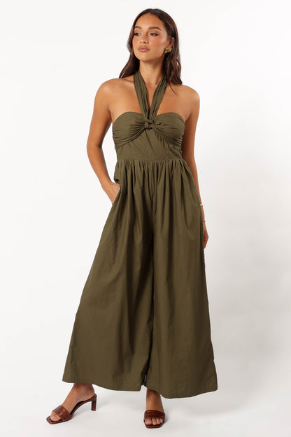 Marias Jumpsuit - Deep Olive
