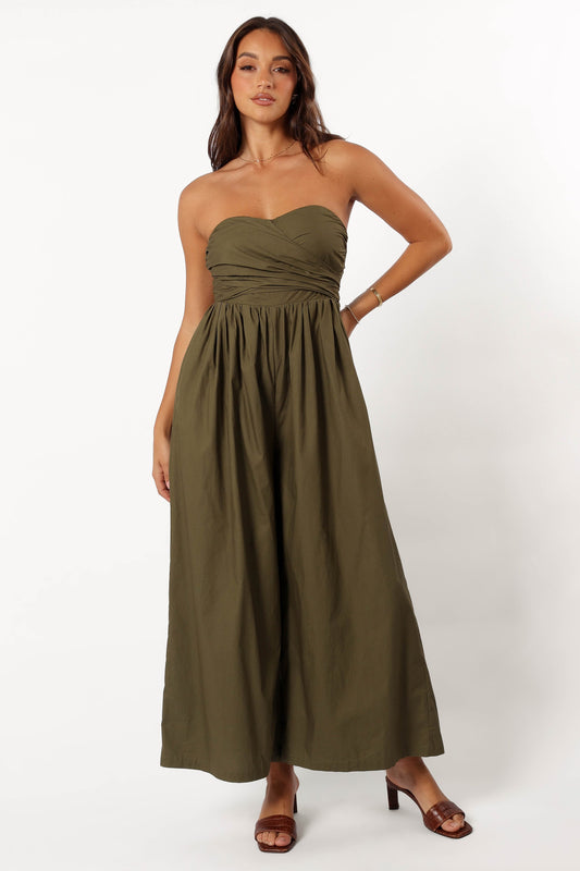 Marias Jumpsuit - Deep Olive