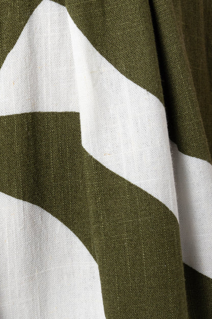 Matilda Romper - Olive Palm