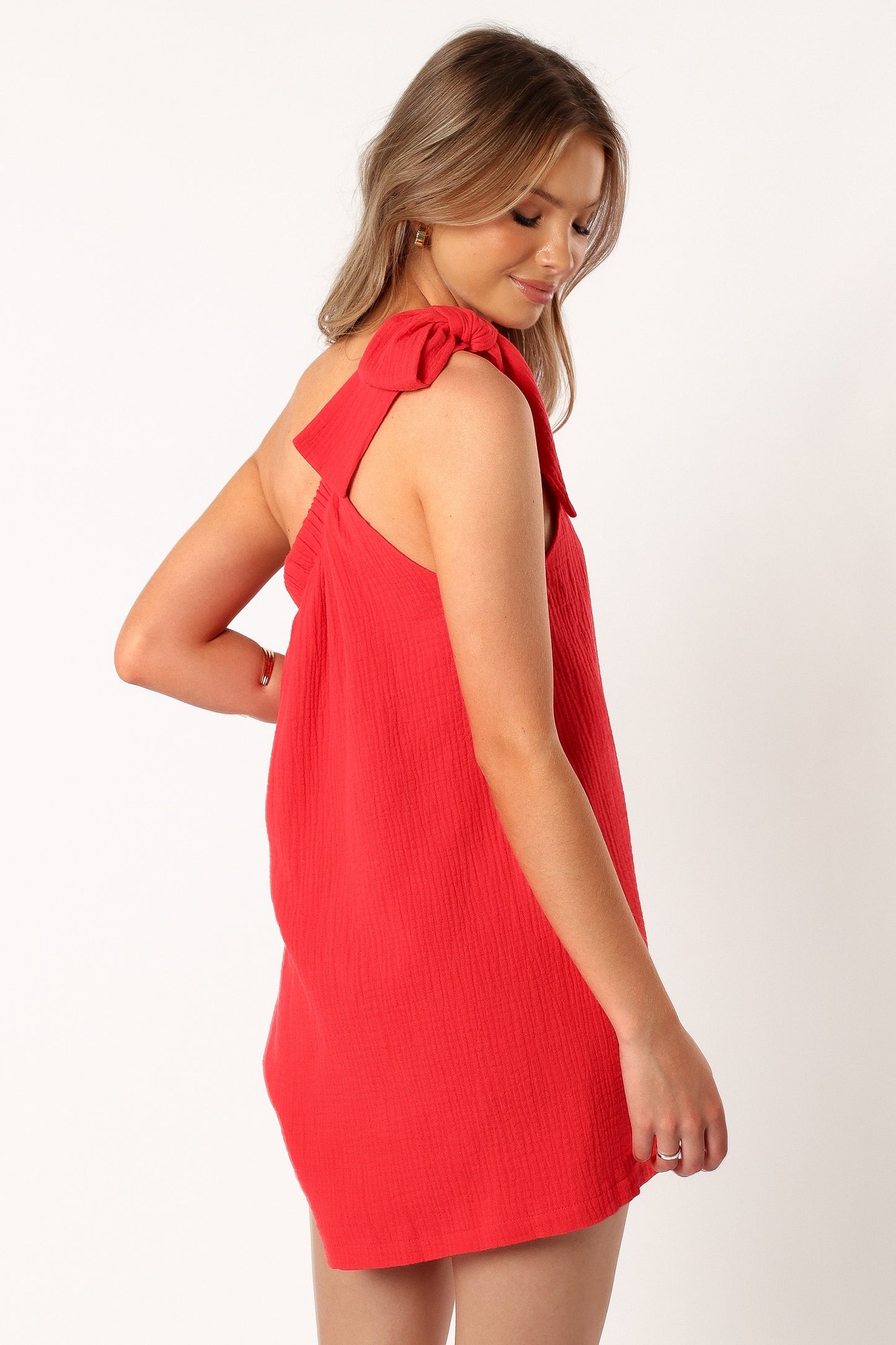 Miffy One Shoulder Romper - Red