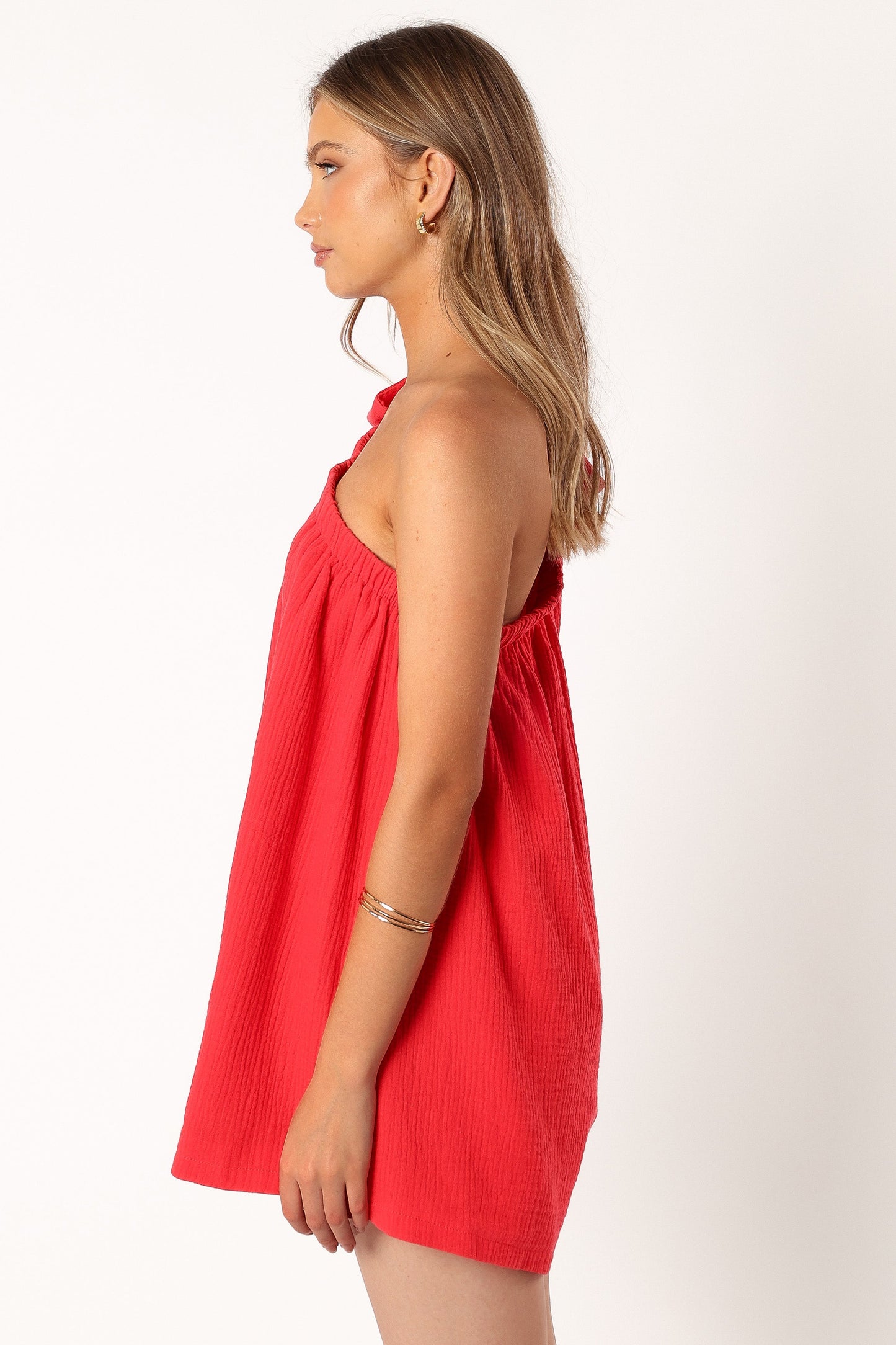 Miffy One Shoulder Romper - Red