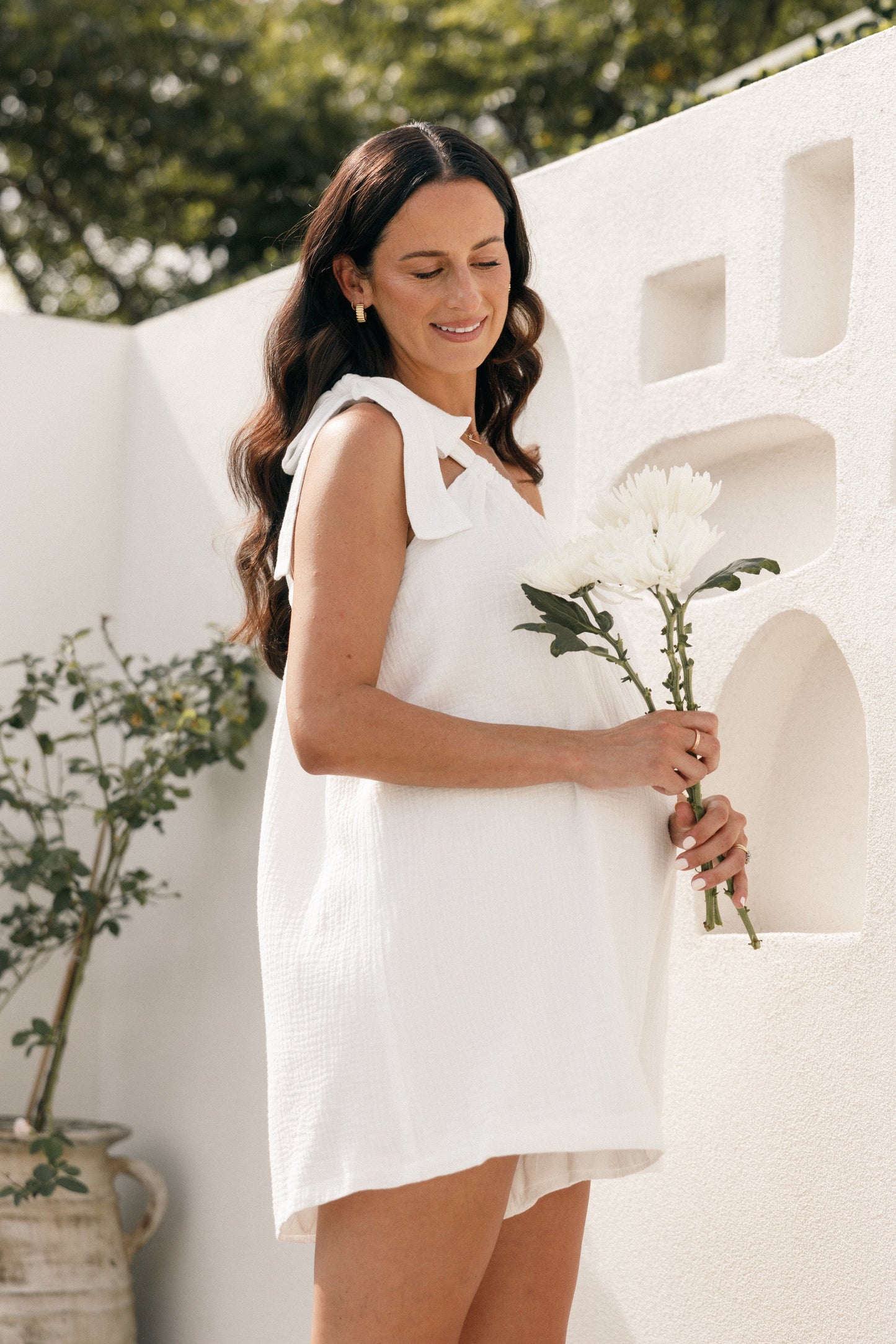 Miffy One Shoulder Romper - White