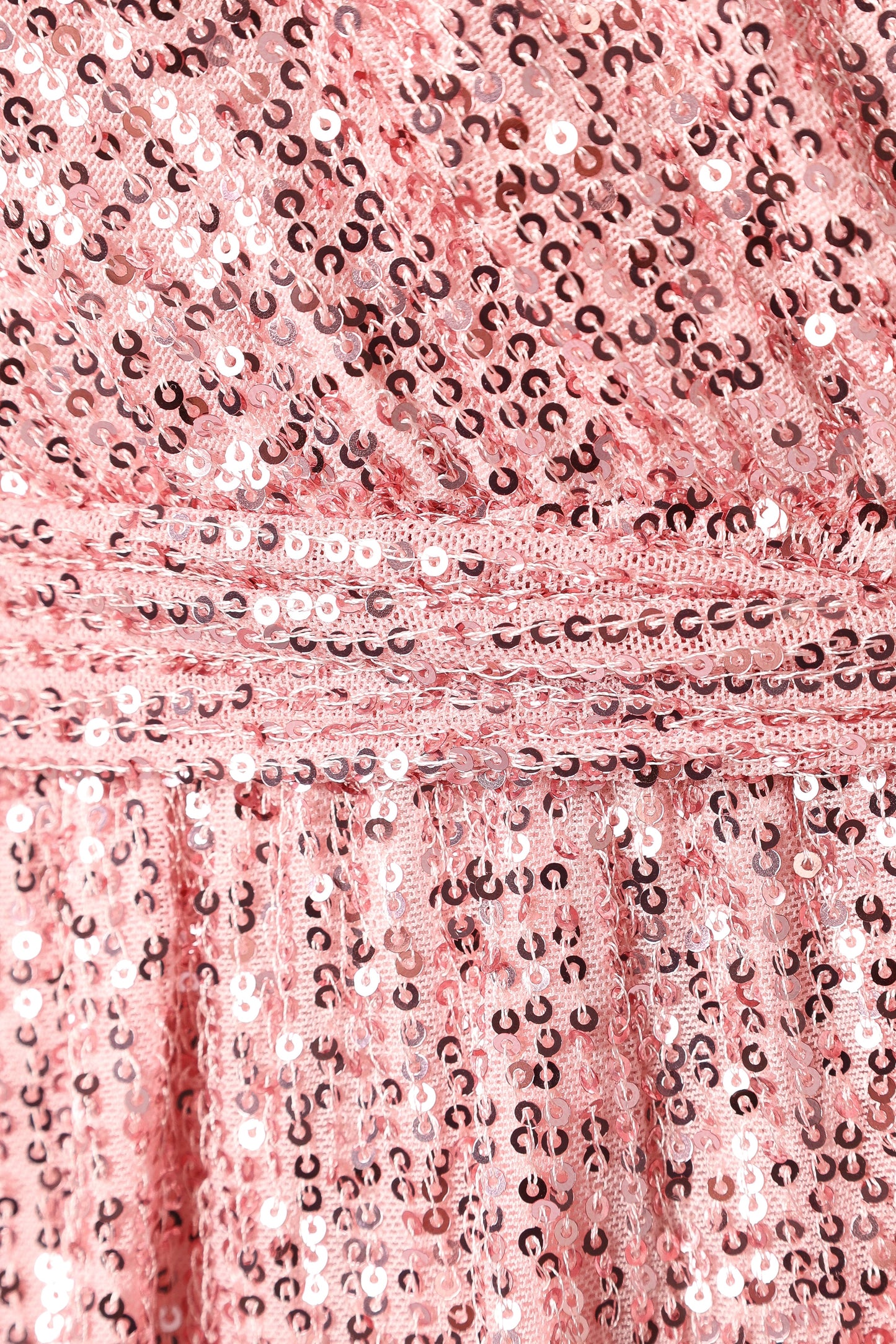Monica Sequin Romper - Pink